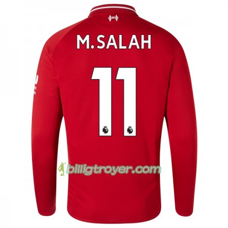 Billige Fotballdrakter Liverpool M.Salah 11 Hjemmedraktsett 2018/19 Langermet